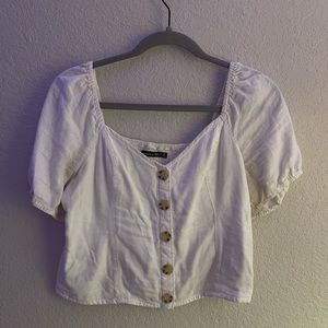 White Abercrombie Top